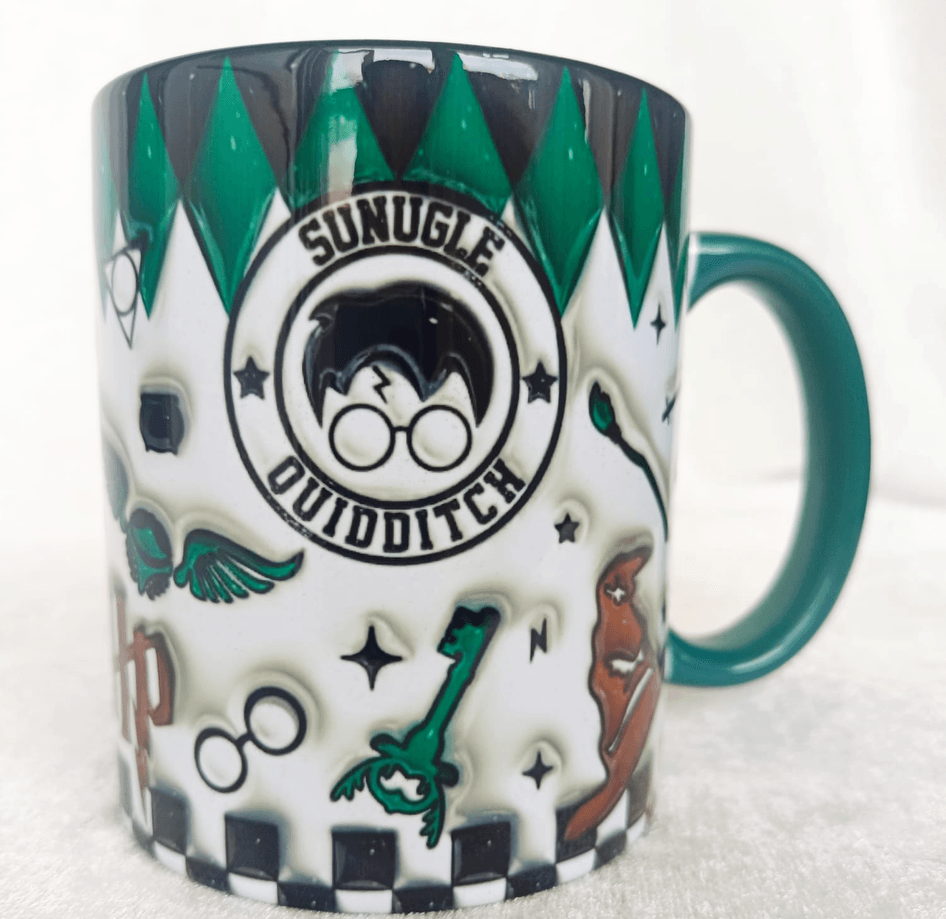 Harry Potter Baskı içi ve Kulpu Renkli Kupa