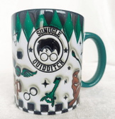 Harry Potter Baskı içi ve Kulpu Renkli Kupa