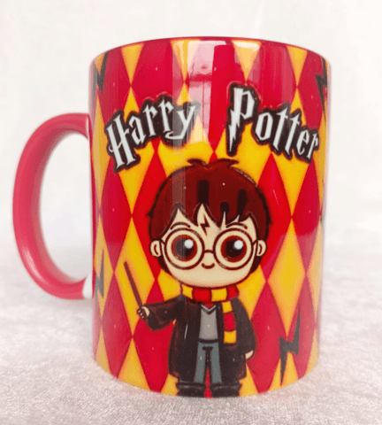 Harry Potter Baskı içi ve Kulpu Renkli Kupa