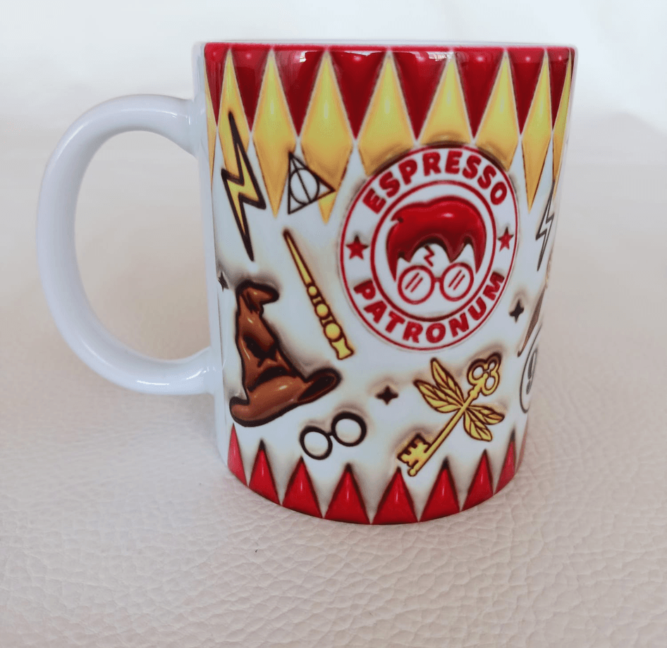 Harry Potter Baskı içi ve Kulpu Renkli Kupa