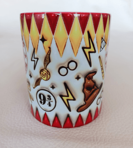 Harry Potter Baskı içi ve Kulpu Renkli Kupa