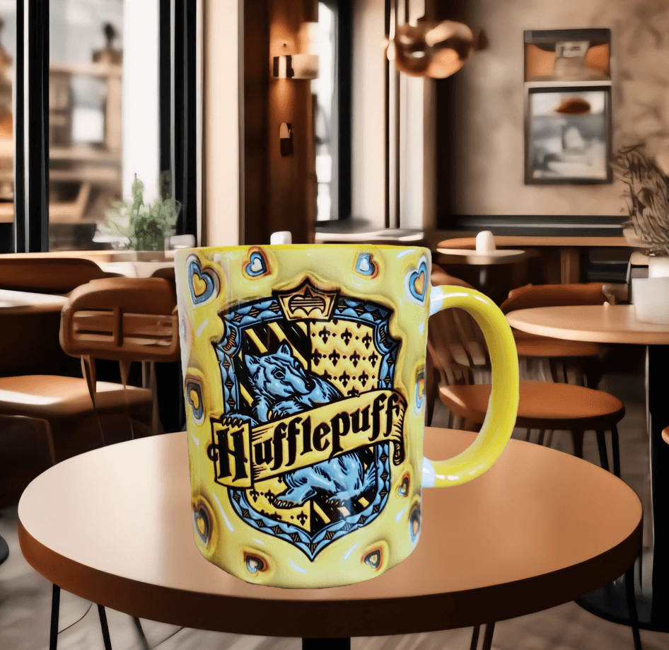 Harry Potter Baskı içi ve Kulpu Renkli Kupa