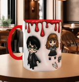 Harry Potter Baskı içi ve Kulpu Renkli Kupa