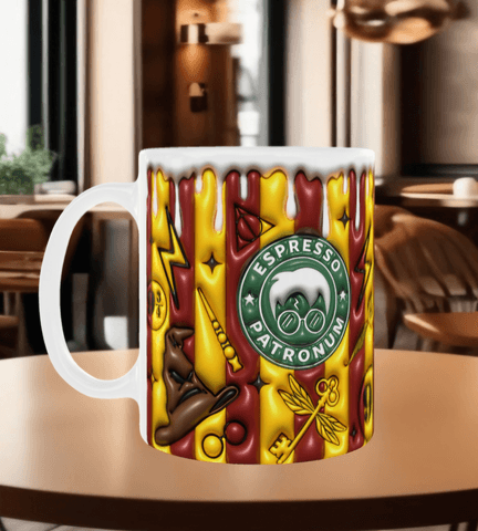 Harry Potter Baskı içi ve Kulpu Renkli Kupa