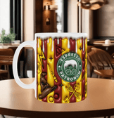 Harry Potter Baskı içi ve Kulpu Renkli Kupa