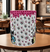 Hello Kitty Baskı içi ve Kulpu Renkli Kupa