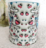 Hello Kitty Baskı içi ve Kulpu Renkli Kupa