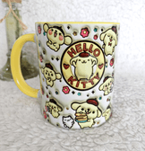 Hello Kitty Baskı içi ve Kulpu Renkli Kupa