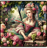 Şarap bağı vintage baskı metal hediyelik dekoratif kaliteli duvar saati