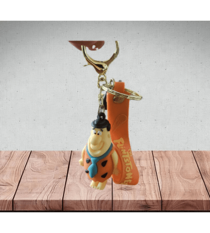 Taş devri fred çakmaktaş büyük boy kaliteli lüks anahtarlık çanta aksesuarı