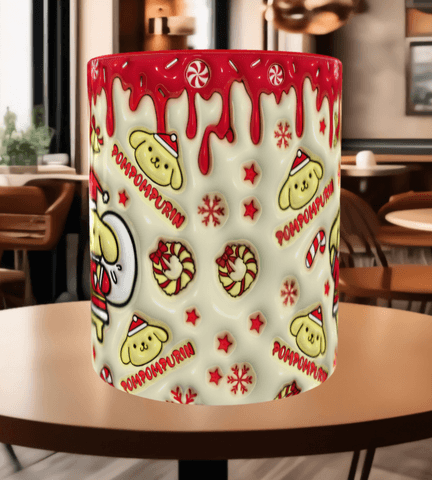 Hello Kitty Baskı içi ve Kulpu Renkli Kupa