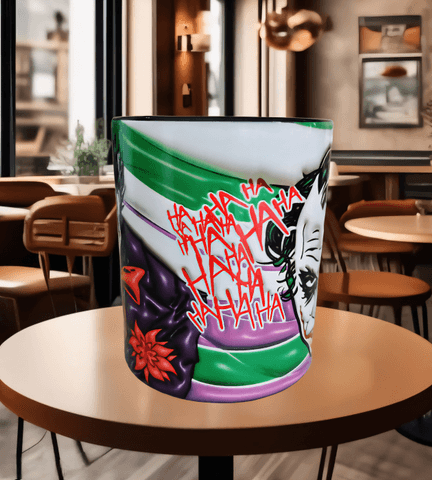 JOKER Baskı içi ve Kulpu Renkli Kupa