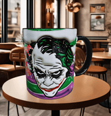 JOKER Baskı içi ve Kulpu Renkli Kupa
