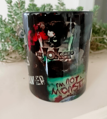 JOKER Baskı içi ve Kulpu Renkli Kupa