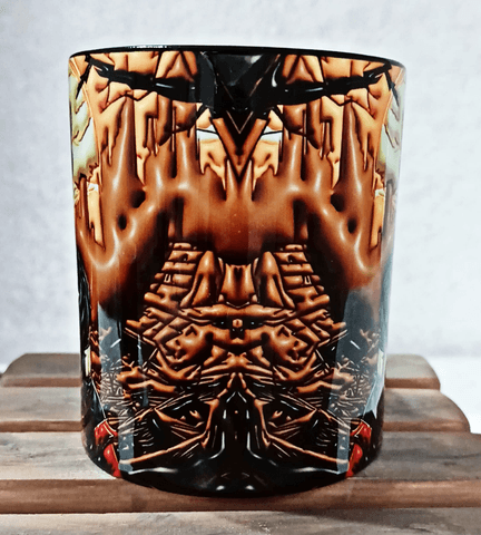 Kaptan amerika Baskı içi ve Kulpu Renkli Kupa