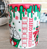 Kuromi Baskı içi ve Kulpu Renkli Kupa