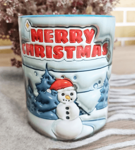 Labubu Baskı içi ve Kulpu Renkli Kupa