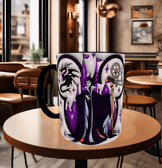 malefiz Baskı içi ve Kulpu Renkli Kupa