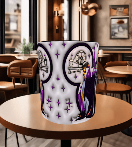 malefiz Baskı içi ve Kulpu Renkli Kupa