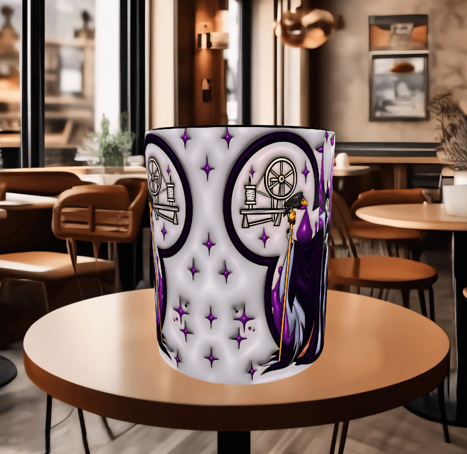 malefiz Baskı içi ve Kulpu Renkli Kupa