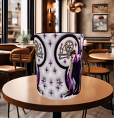 malefiz Baskı içi ve Kulpu Renkli Kupa