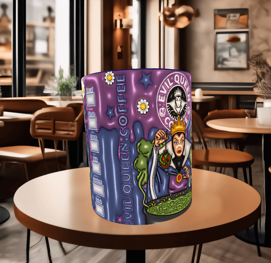 malefiz Baskı içi ve Kulpu Renkli Kupa