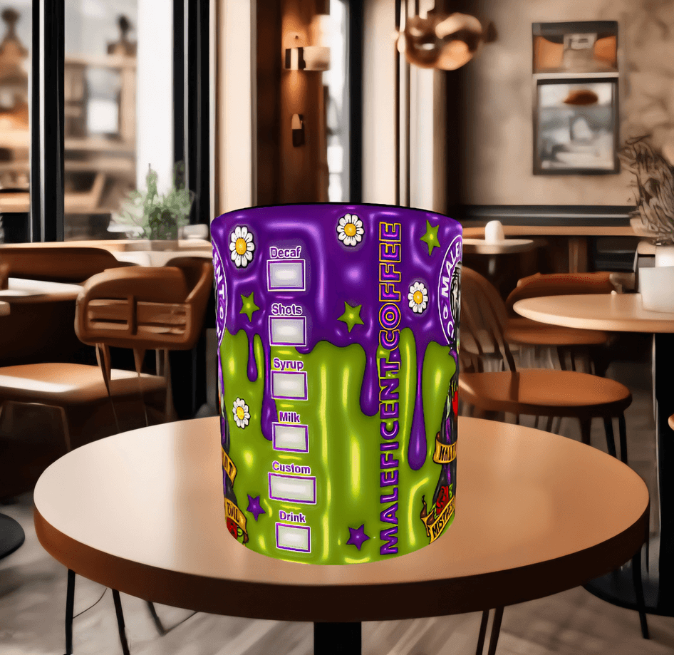 malefiz Baskı içi ve Kulpu Renkli Kupa