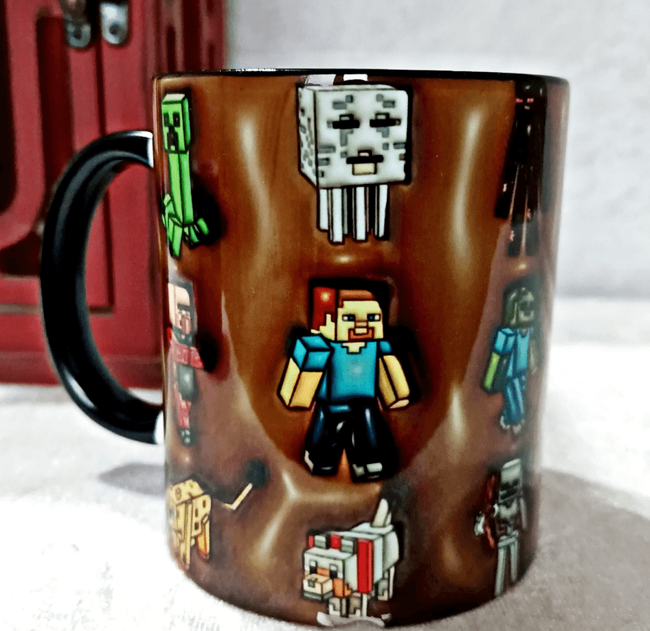 Gamer Oyuncu Baskı içi ve Kulpu Renkli Kupa