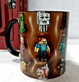 Gamer Oyuncu Baskı içi ve Kulpu Renkli Kupa