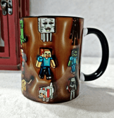 Gamer Oyuncu Baskı içi ve Kulpu Renkli Kupa