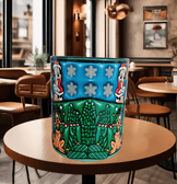 Mickey yılbaşı Baskı içi ve Kulpu Renkli Kupa