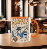 Nemo Baskı içi ve Kulpu Renkli Kupa