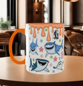 Nemo Baskı içi ve Kulpu Renkli Kupa