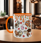 Nemo Baskı içi ve Kulpu Renkli Kupa