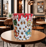 Pokemon Baskı içi ve Kulpu Renkli Kupa