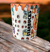 Pokemon Baskı içi ve Kulpu Renkli Kupa