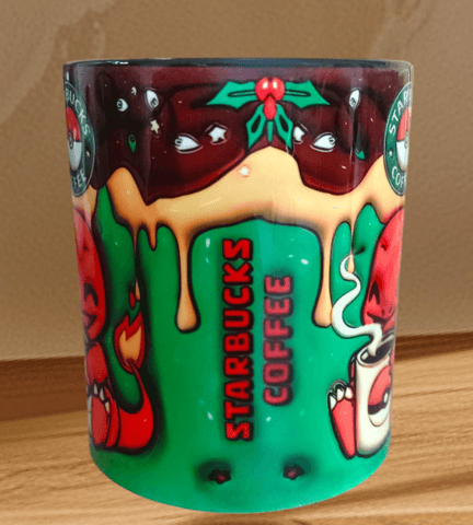 Pokemon Baskı içi ve Kulpu Renkli Kupa