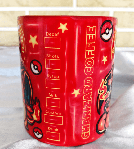 Pokemon Baskı içi ve Kulpu Renkli Kupa