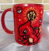 Pokemon Baskı içi ve Kulpu Renkli Kupa