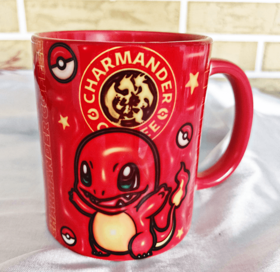 Pokemon Baskı içi ve Kulpu Renkli Kupa