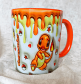 Pokemon Baskı içi ve Kulpu Renkli Kupa