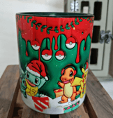 Pokemon Baskı içi ve Kulpu Renkli Kupa