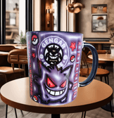 Pokemon Baskı içi ve Kulpu Renkli Kupa