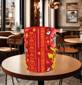 Pokemon Baskı içi ve Kulpu Renkli Kupa