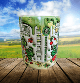 Grinch Noel yılbaşı Baskı içi ve Kulpu Renkli Kupa