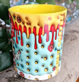 Mickey Noel yılbaşı Baskı içi ve Kulpu Renkli Kupa