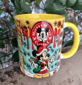Mickey Noel yılbaşı Baskı içi ve Kulpu Renkli Kupa