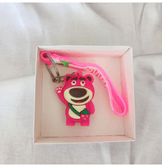 Sevimli ayıcık silikon lüks anahtarlık çanta aksesuar