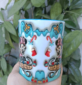Mickey Noel yılbaşı Baskı içi ve Kulpu Renkli Kupa