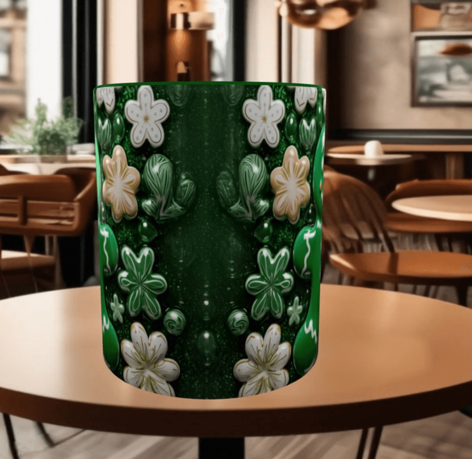 Kurabiye çocuk Noel yılbaşı Baskı içi ve Kulpu Renkli Kupa